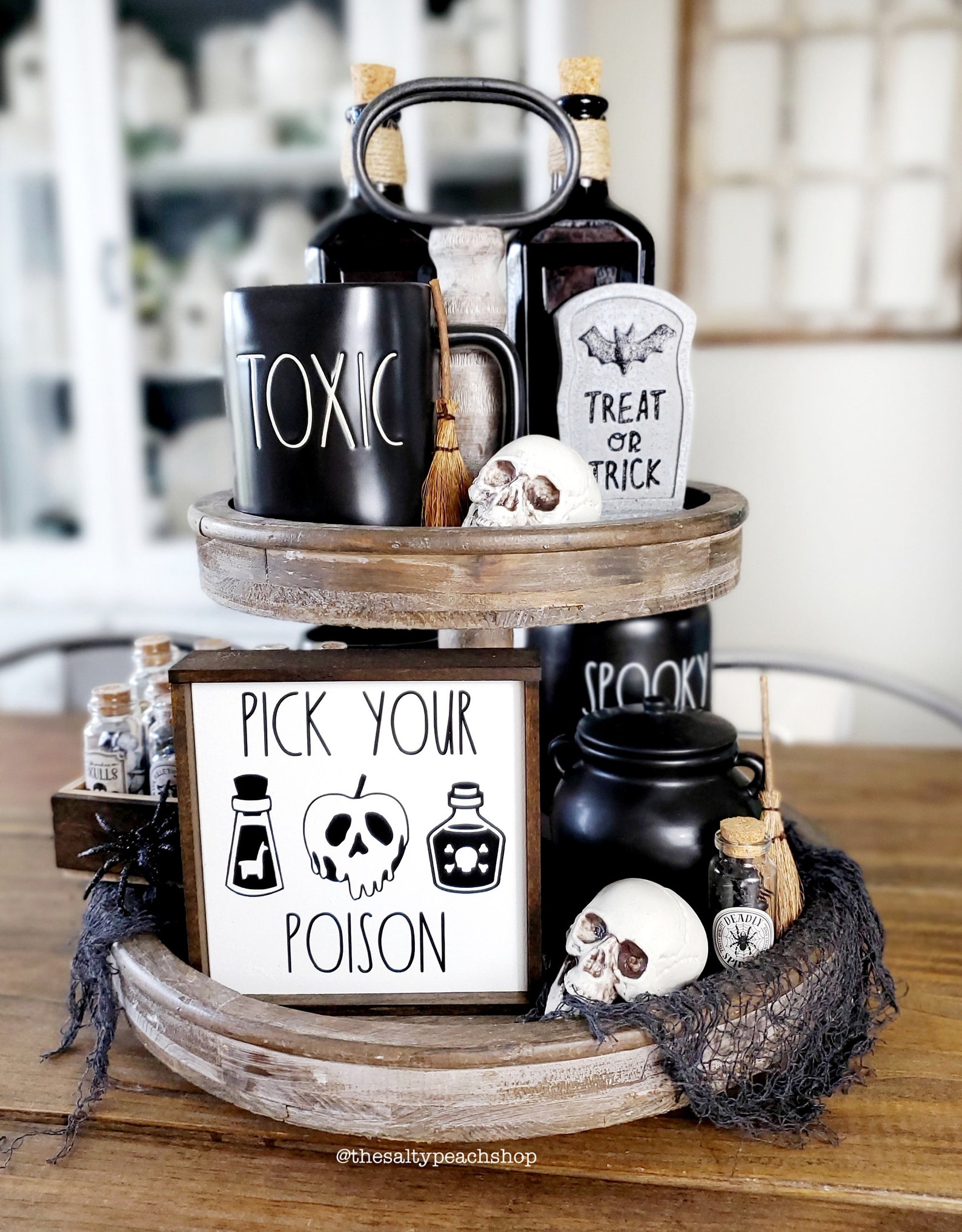Pick Your Poison Halloween Sign Coffee Bar Decor Poison - Etsy