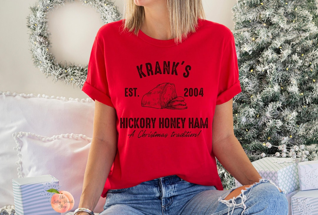 Krank's Hickory Honey Ham Shirt, Vintage Christmas With the Kranks