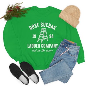 Rose Suchak Ladder Company sweatshirt, The Santa Clause Tim Allen Christmas movie matching funny family crewneck tops, Judy hot cocoa Bild 6