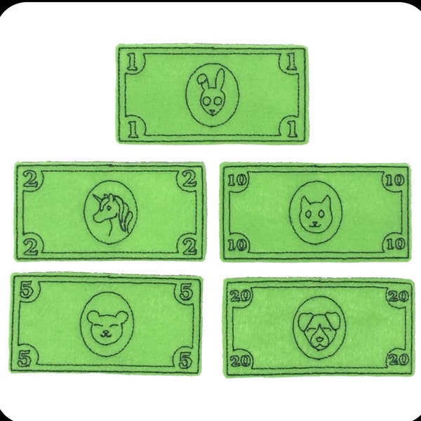 Felt Money Etsy