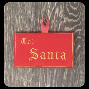 Adornos de sobre de Papá Noel