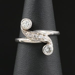 14k Vintage .37 ctw Diamond Ring