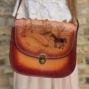 バッグ Vintage Western Saddle Designed Bag Executive Handmade Saddle Bags - The Last Best West