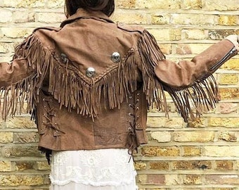 native american fringe jacket