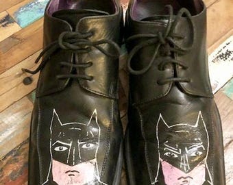 Valentino★素敵！Men's Super Hero Batman Sneakers Valentino Garavani Men's Limited Edition Super H Batman