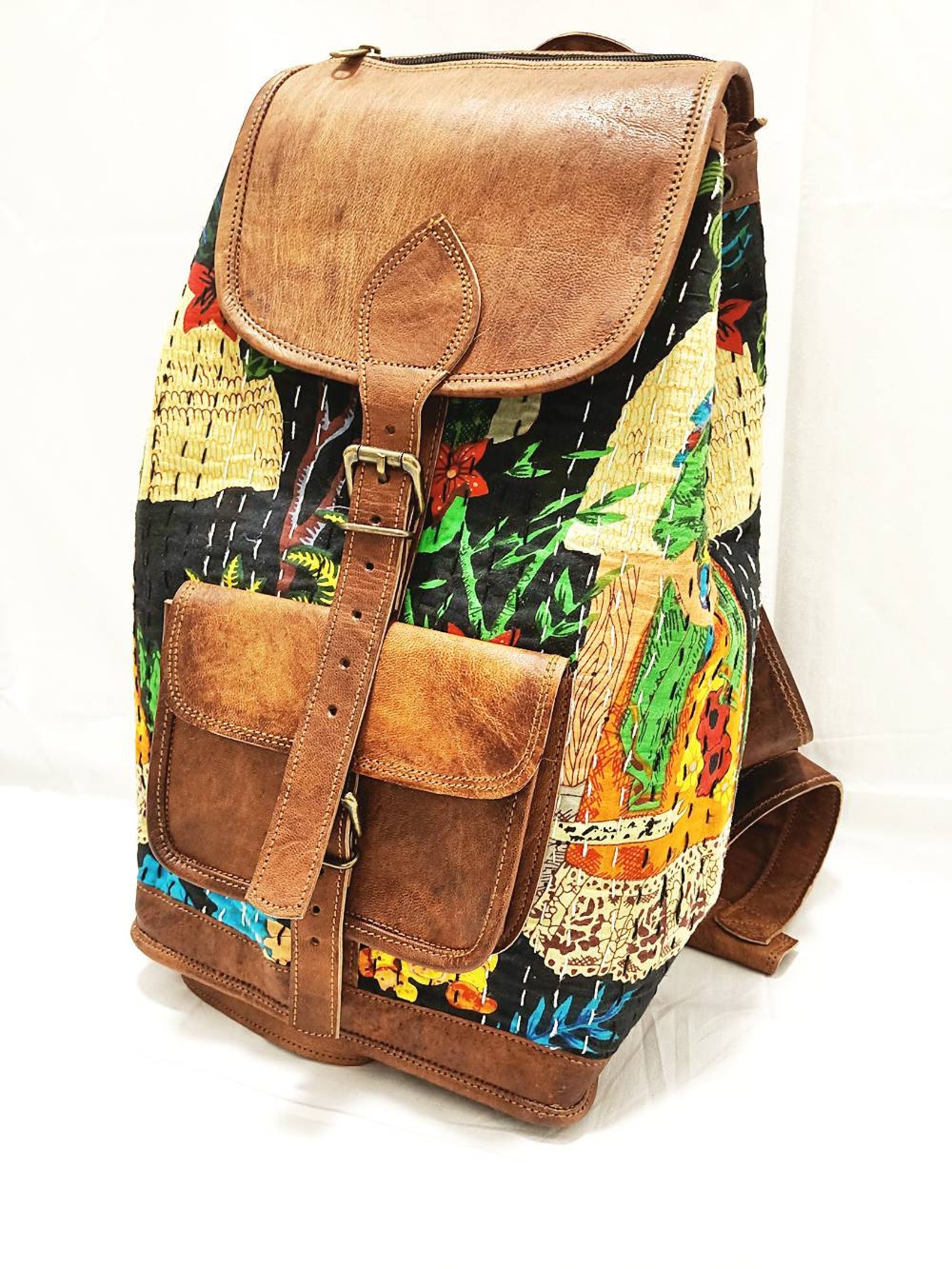 FRIDA KAHLO BACKPACK Large Women's Leather Rucksack Etsy UK