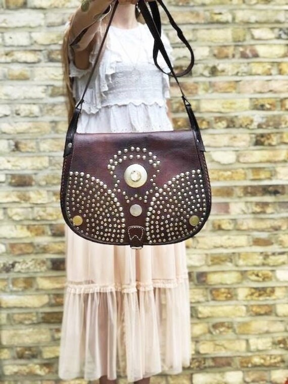 Bolsa grande monedas gitanas marroquíes bolso de - Etsy España