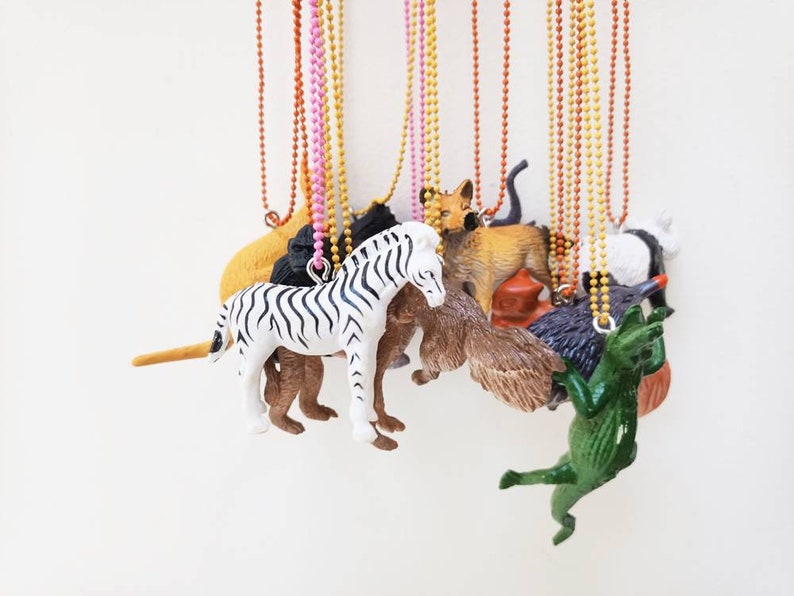 Fox Lover Gift English Fox Pendant Quirky Charm Necklace Kawaii Animal Jewellery NOVELTY FOX NECKLACE Unusual Fox Gift