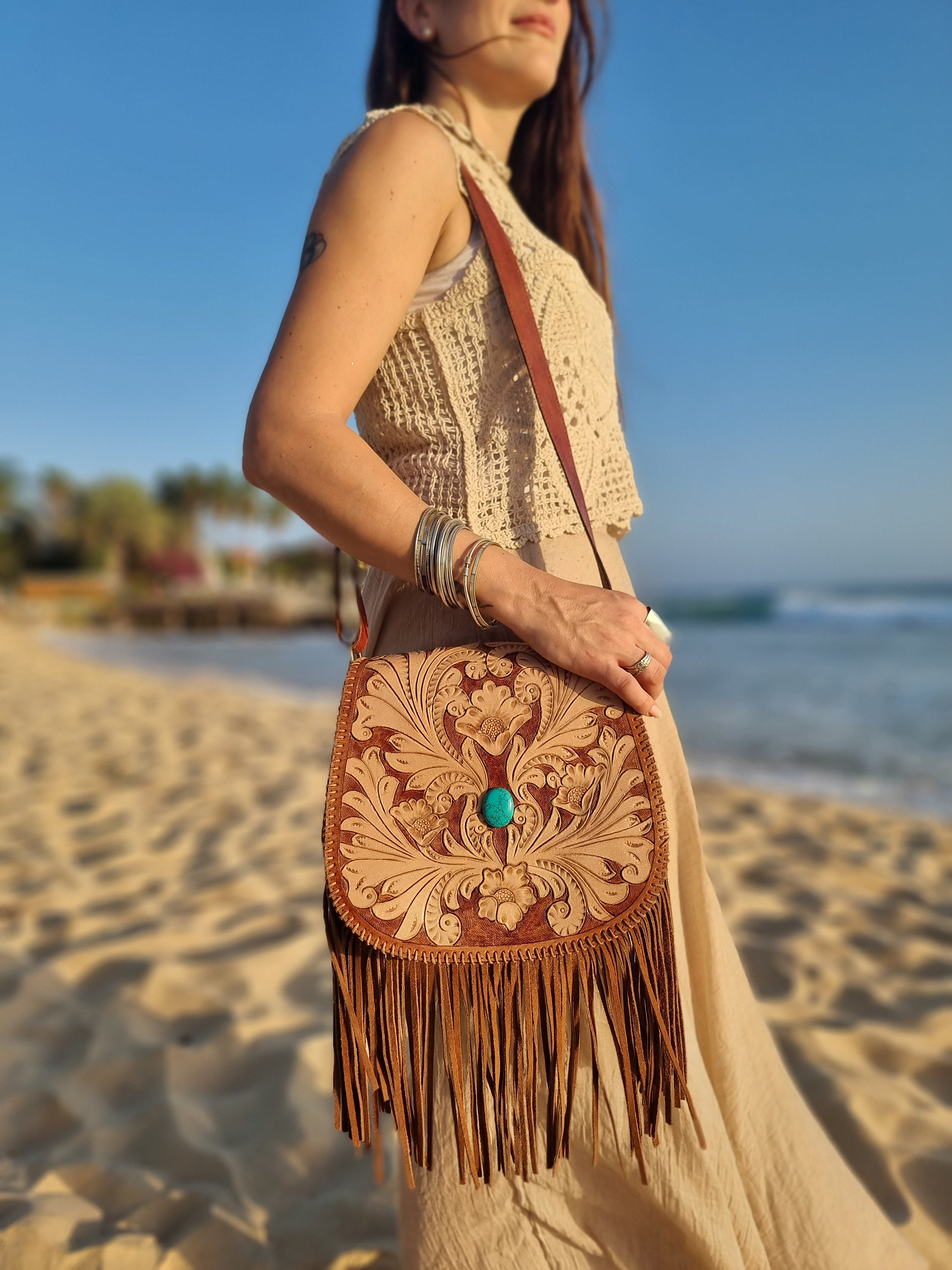 Vintage Bohemian Tassel Shoulder Bag With Color Block, Embroidery, Beading  For Women, Ideal For Casual, Travel, Photography, And As A Wallet
