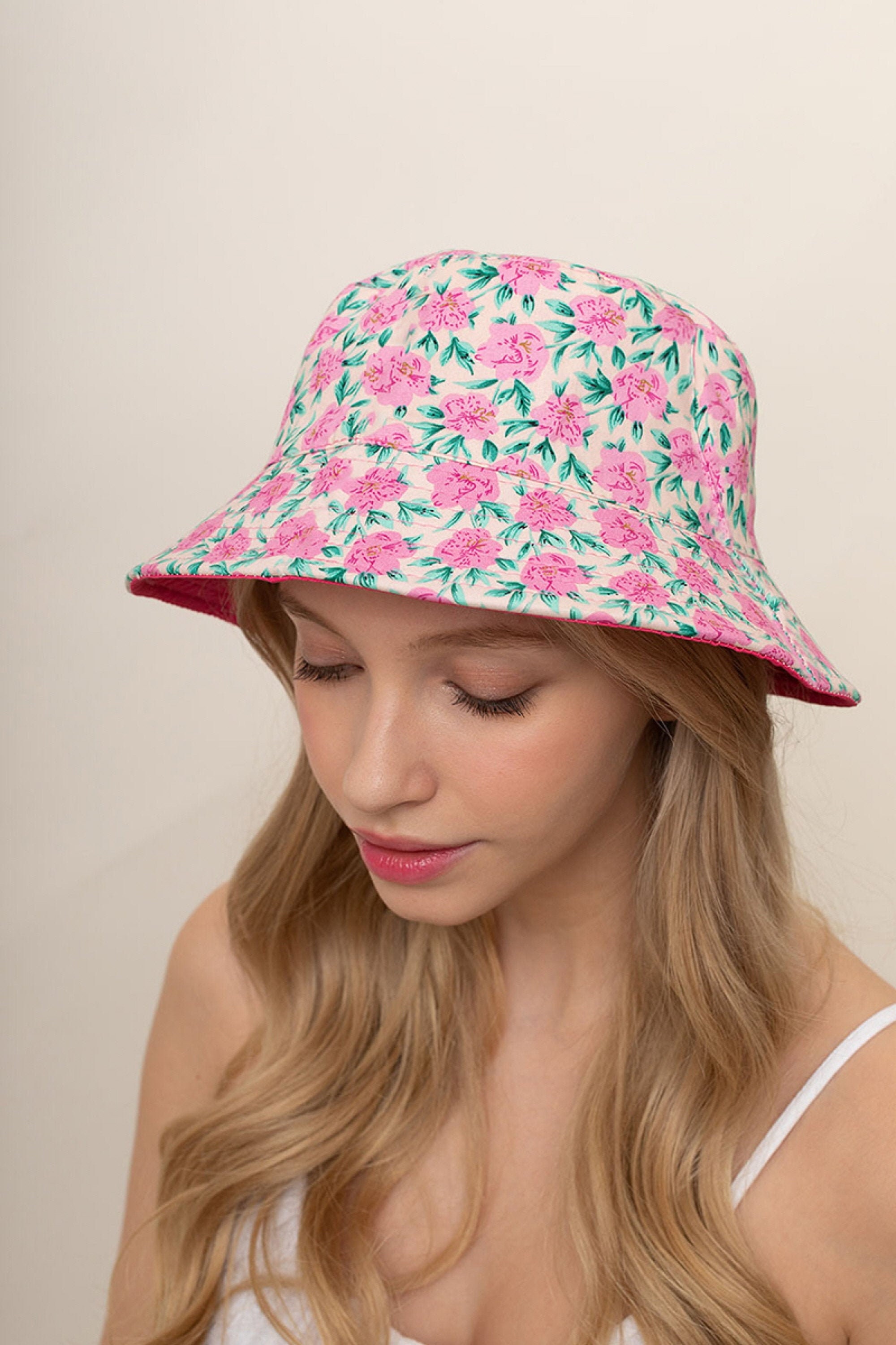 Reversible Bucket Hat Waterproof Bucket Hat Floral Print Etsy UK