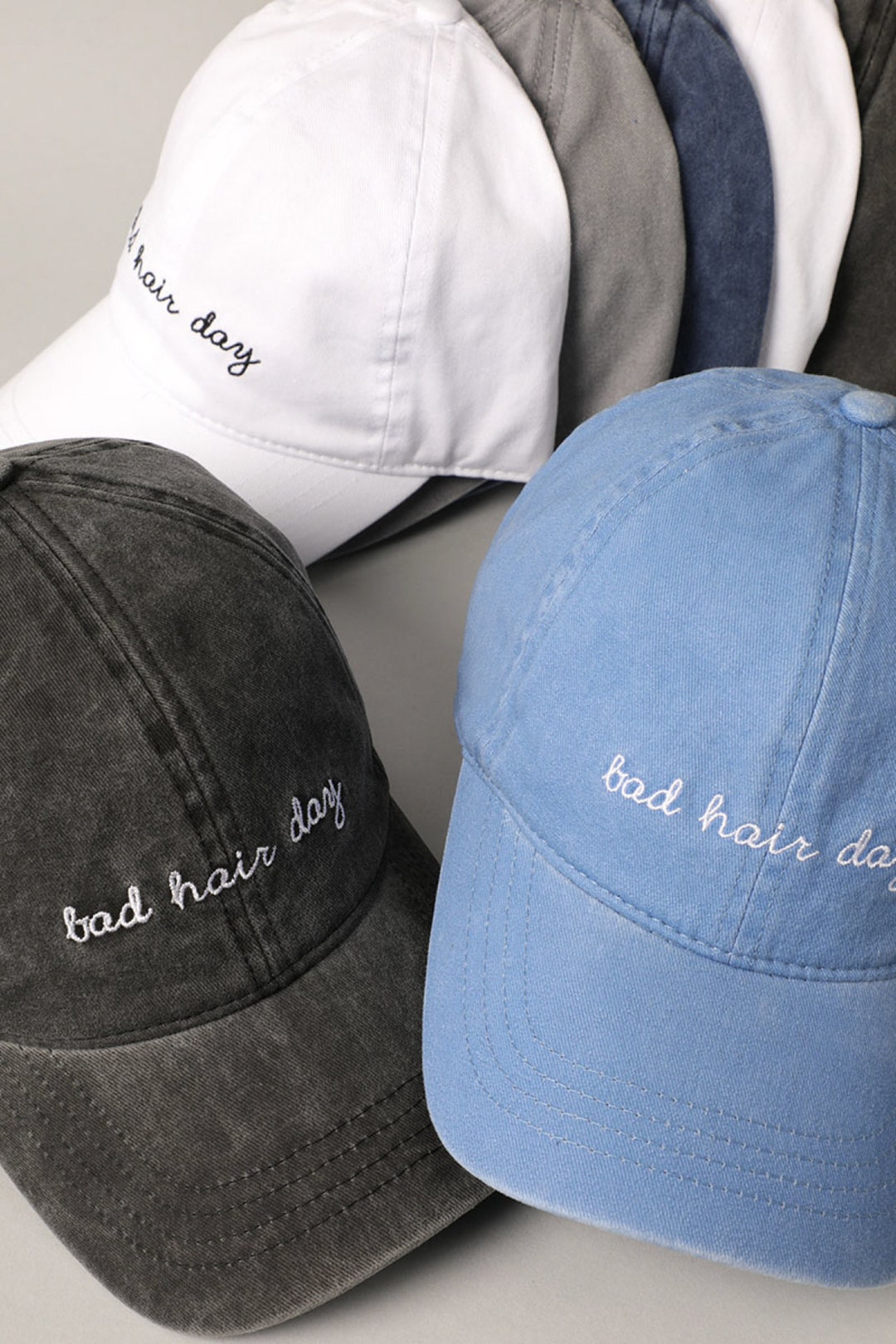 Bad Hair Day Hat Personalized Baseball Cap Embroidery Cap - Etsy