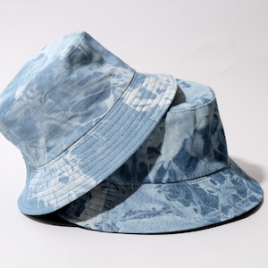 Washed Denim Bucket Hat,Cotton Canvas Hat,Cotton Bucket Hat, Casual Hat, Outdoor Hat, Fishing Hat, Hiking Hat, Safari Hat, Boonie Hat