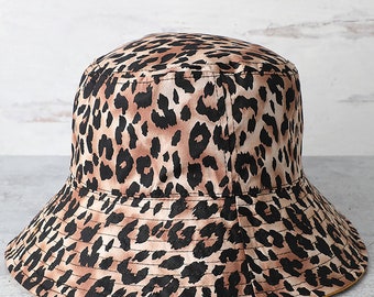 leopard sun hat