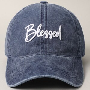 Blessed Hat, Personalized Baseball Cap, Embroidery Cap, Embroidered Hat ...