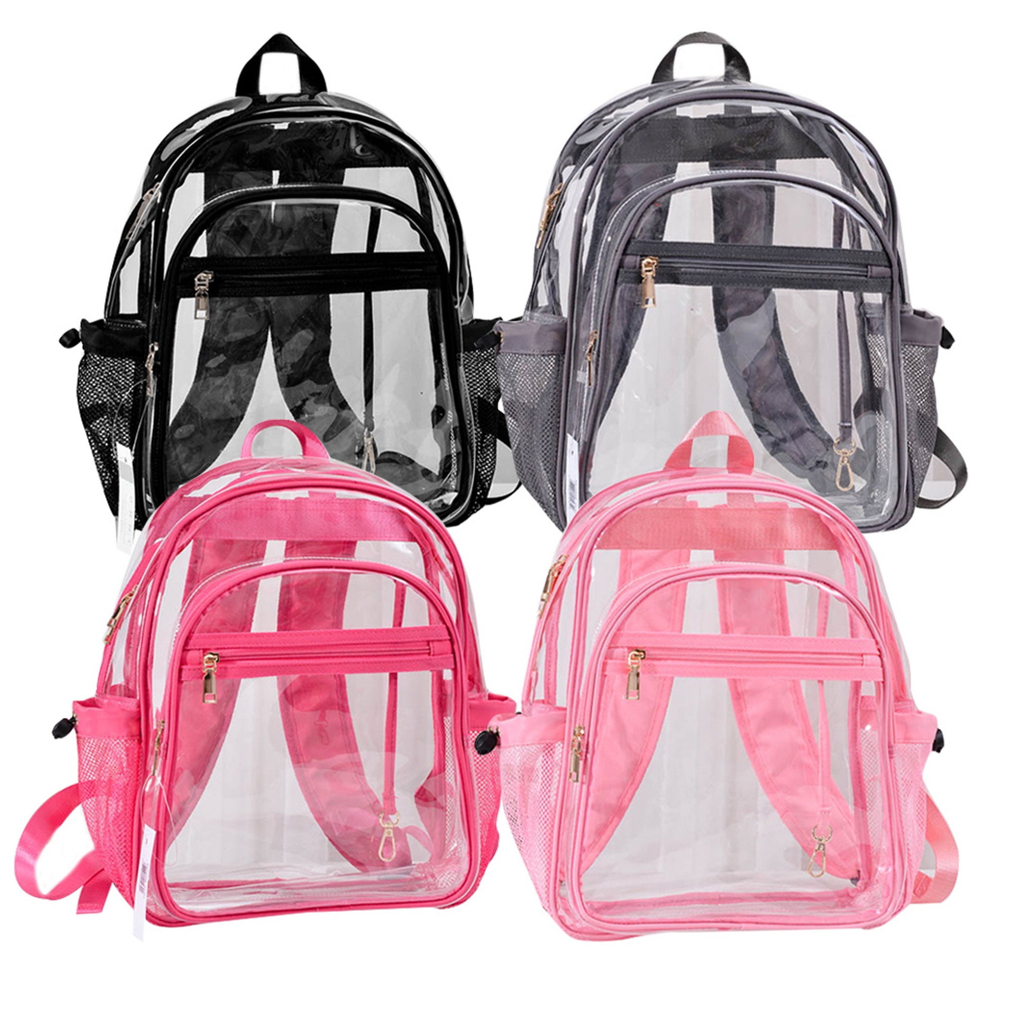 Iridescent Clear Backpack Etsy
