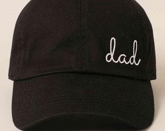 dad Hat Embroidered Baseball Cap Adjustable Low Profile Cotton Baseball Hat, Golf Hat, Father's day gift, dad cap, gift for dad