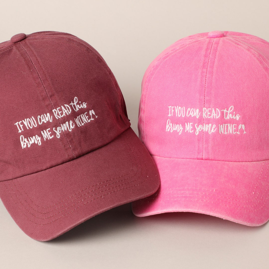 Lettering Hat, Personalized Baseball Cap, Embroidery Cap, Embroidered