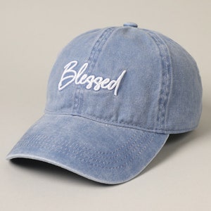 Blessed Hat, Personalized Baseball Cap, Embroidery Cap, Embroidered Hat ...