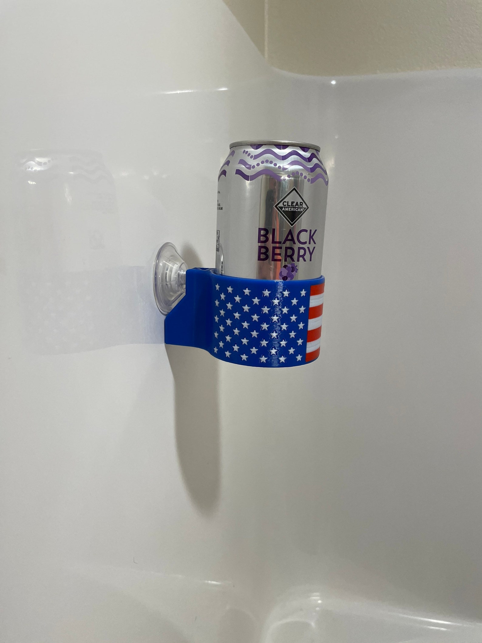 American Flag Shower Beer Holder USA Beer Holder Beer Etsy