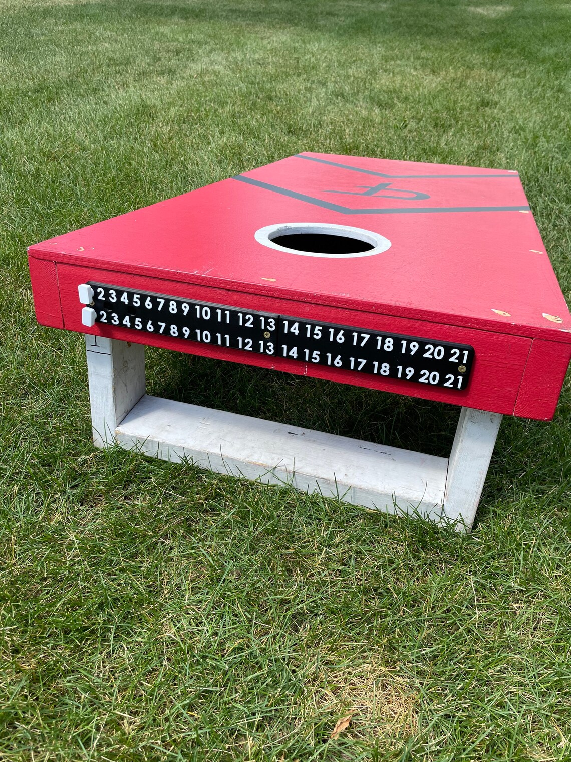 Cornhole Score Board Bean Bag Toss Score Board Etsy