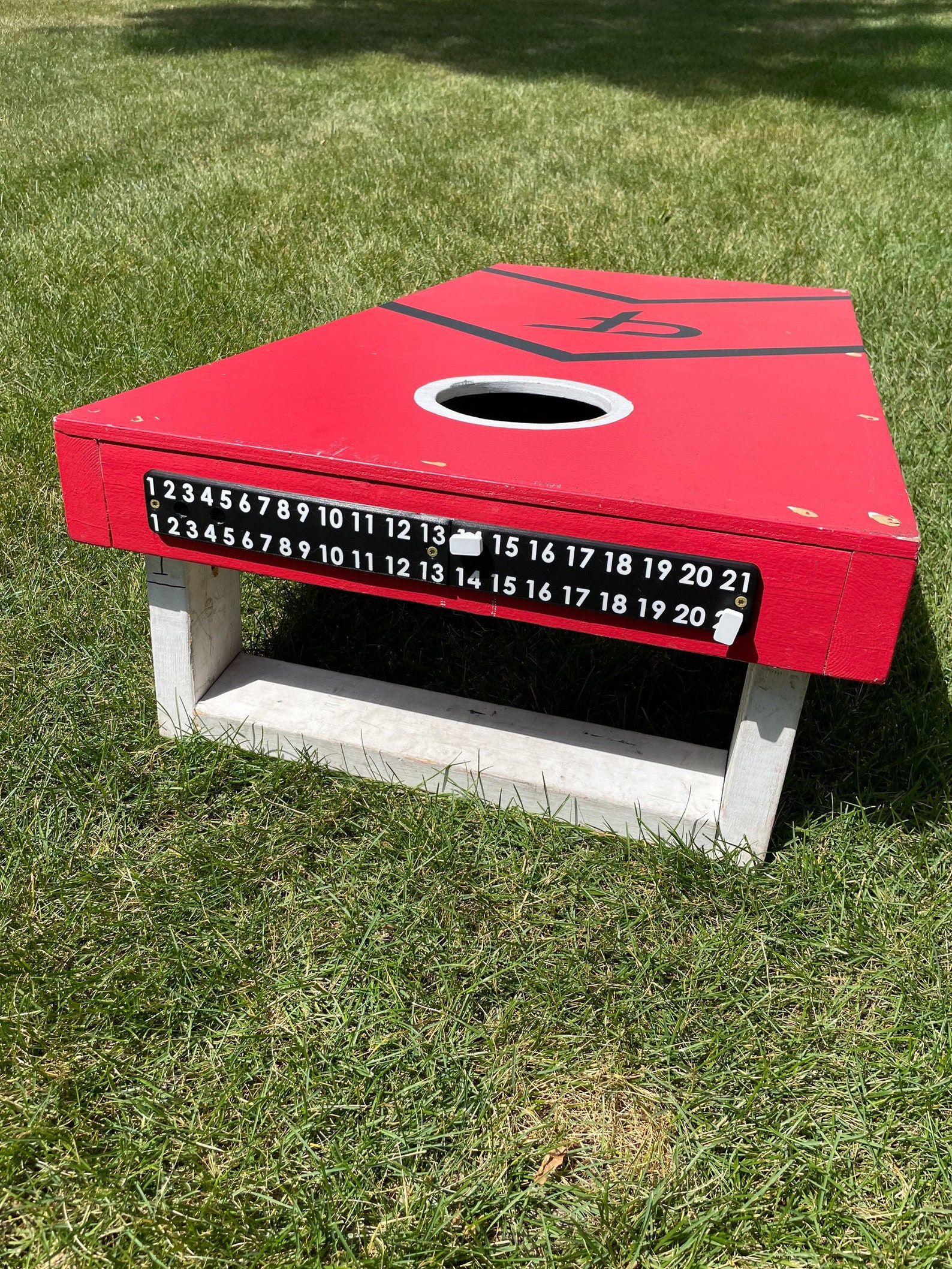 Cornhole Score Board Bean Bag Toss Score Board Etsy