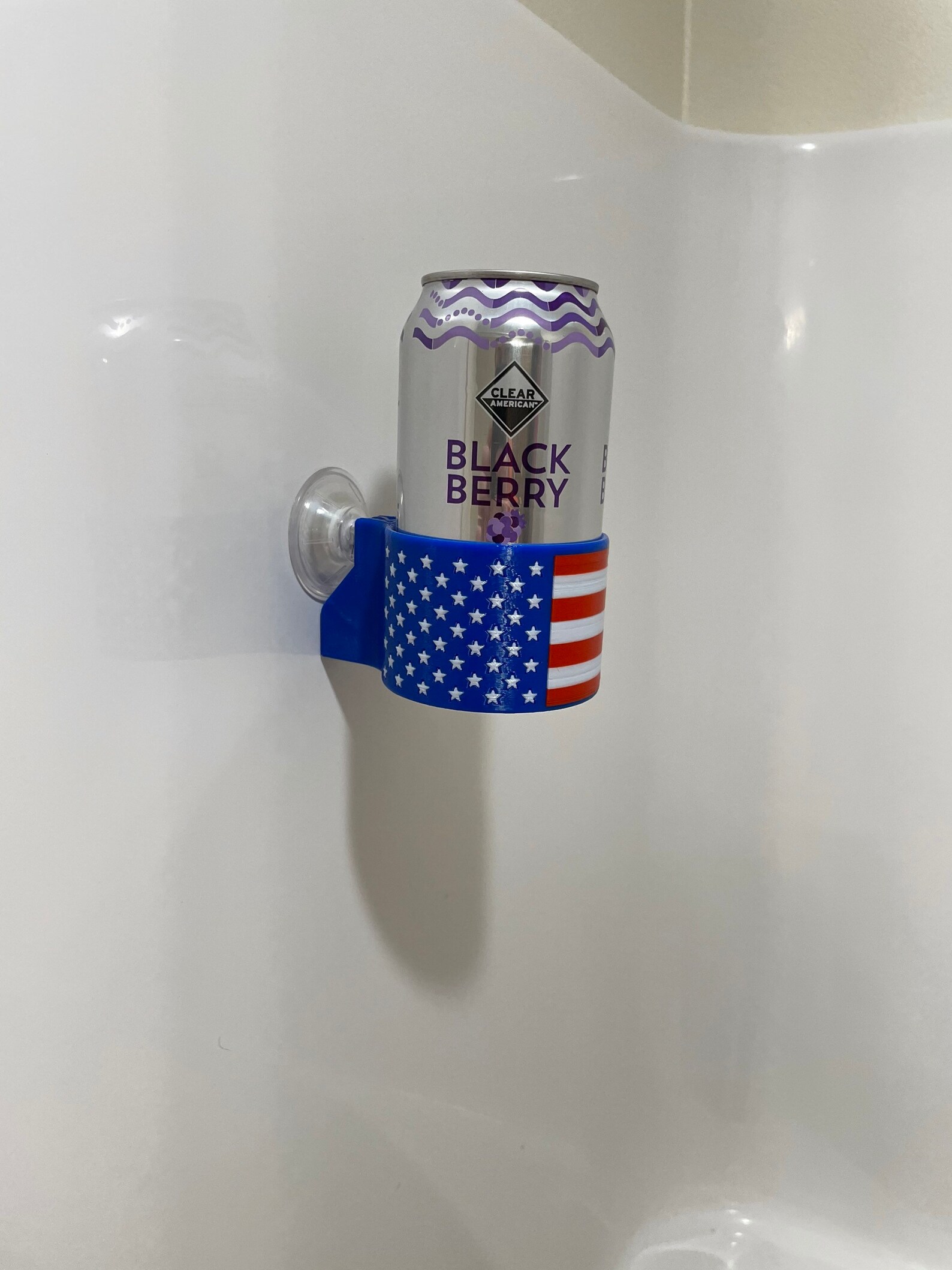 American Flag Shower Beer Holder USA Beer Holder Beer Etsy