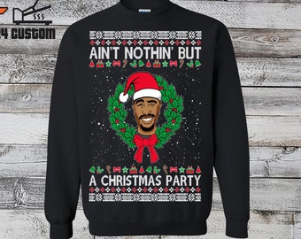 2pac xmas sweater