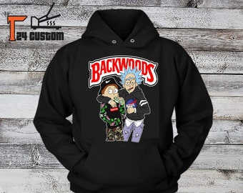 528 Backwoods R-ick and M-orty Hoodie and Sweatpants Suit Fashion Casual Sweatshirts Suit Hoodies Tracksuit for Man Woman