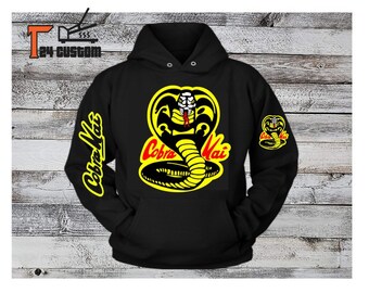 cobra kai hooded sweatshirt