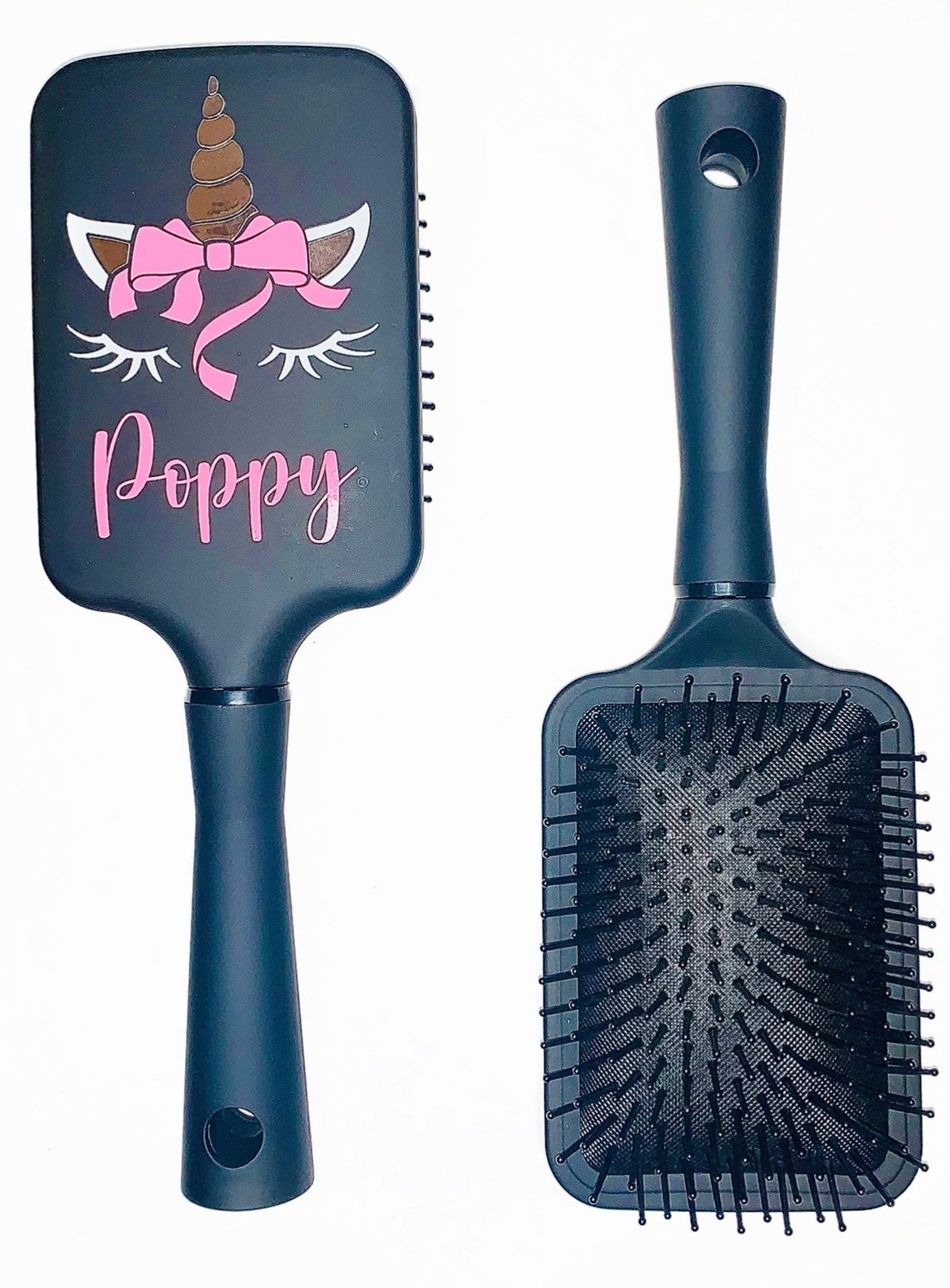 Personalised Unicorn Hair Brushes Etsy