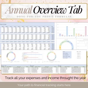 Hoja de cálculo para contabilidad de pequeñas empresas / Producto digital PLR y MRR / Seguimiento de presupuestos y gastos / Hojas de cálculo de Excel y Google imagen 5