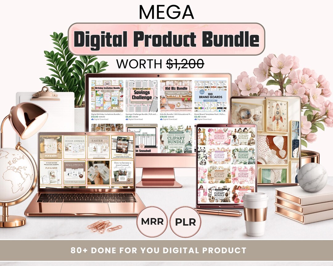 PLR Digital Product Bundle | Whole Shop Best Selling Bundle | 85 ...