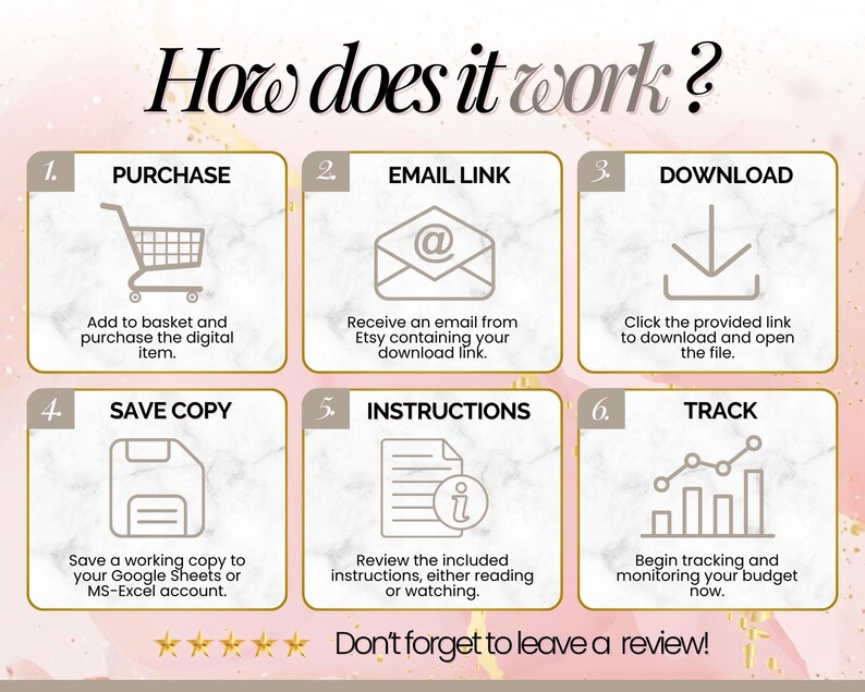 Hoja de cálculo para contabilidad de pequeñas empresas / Producto digital PLR y MRR / Seguimiento de presupuestos y gastos / Hojas de cálculo de Excel y Google imagen 13