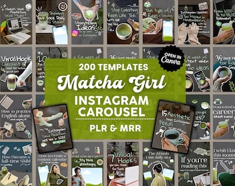 Mokka Karussell Vorlagen | PLR und MRR Digitales Produkt | Gesichtslose Instagram Templates für Social Media, Reels & Marketing
