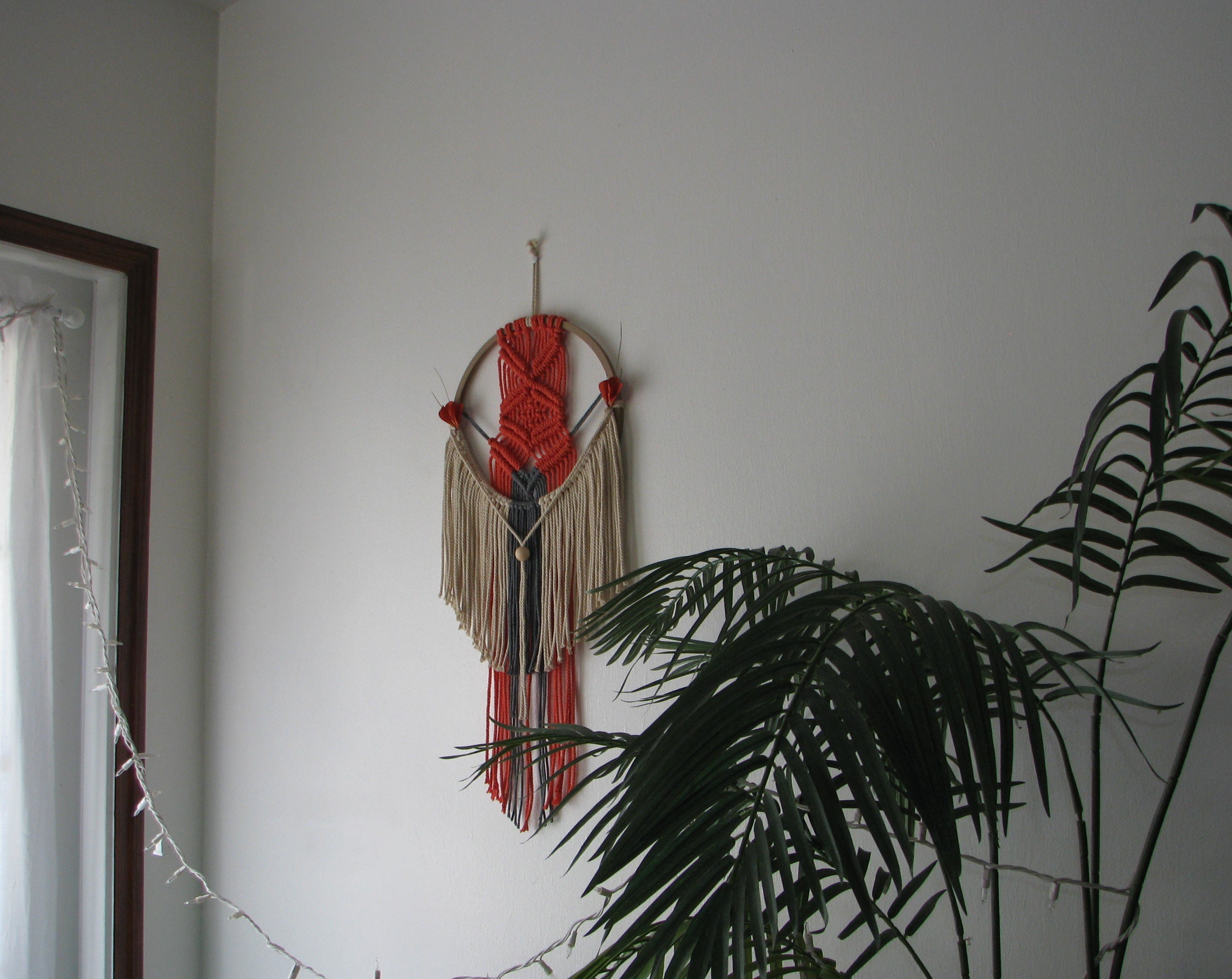 Paprika Dream Catcher Wall Hanging Etsy