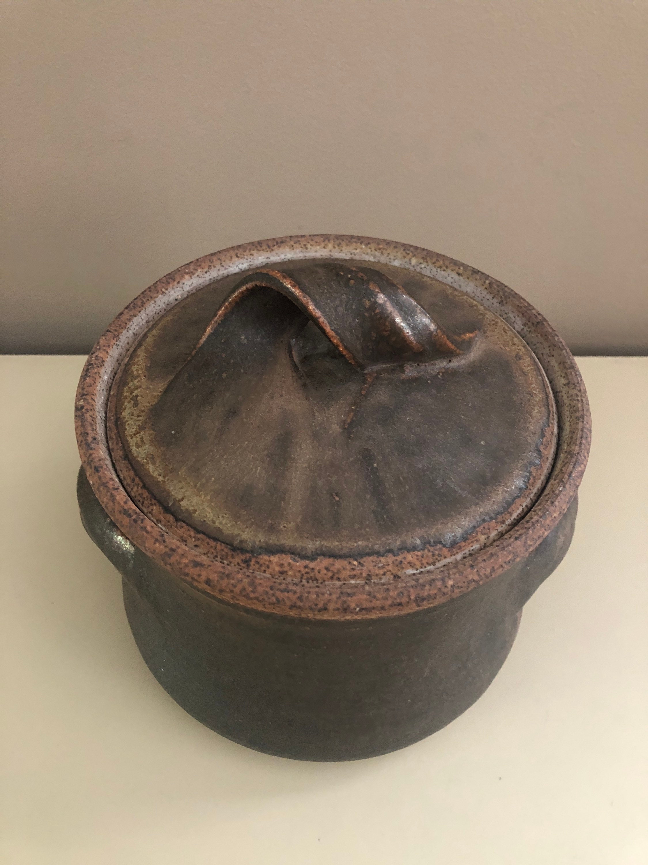 Karen Karnes Pottery MCM Lidded Wood Fired Stoneware Fireproof Etsy
