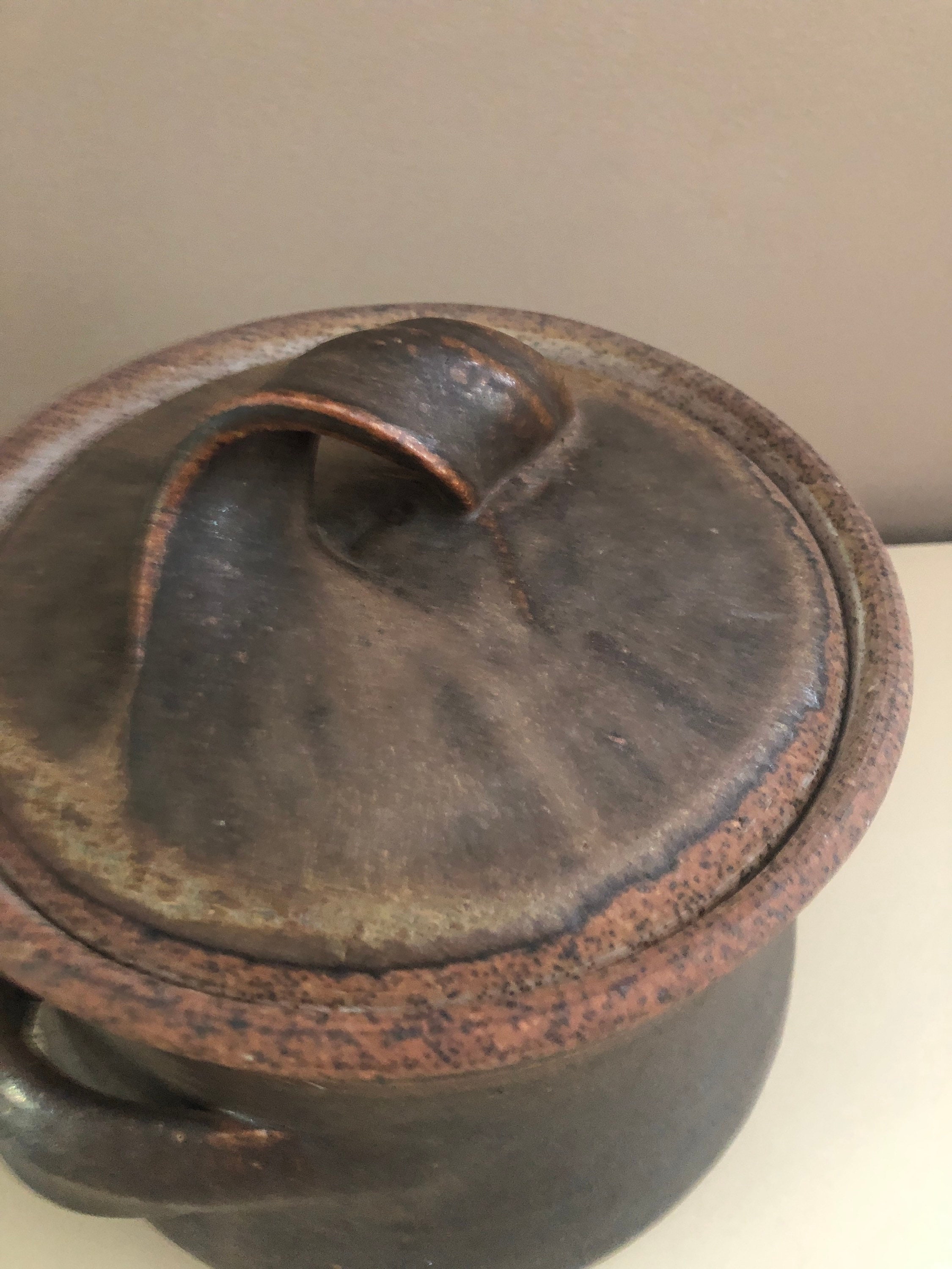 Karen Karnes Pottery MCM Lidded Wood Fired Stoneware Fireproof Etsy