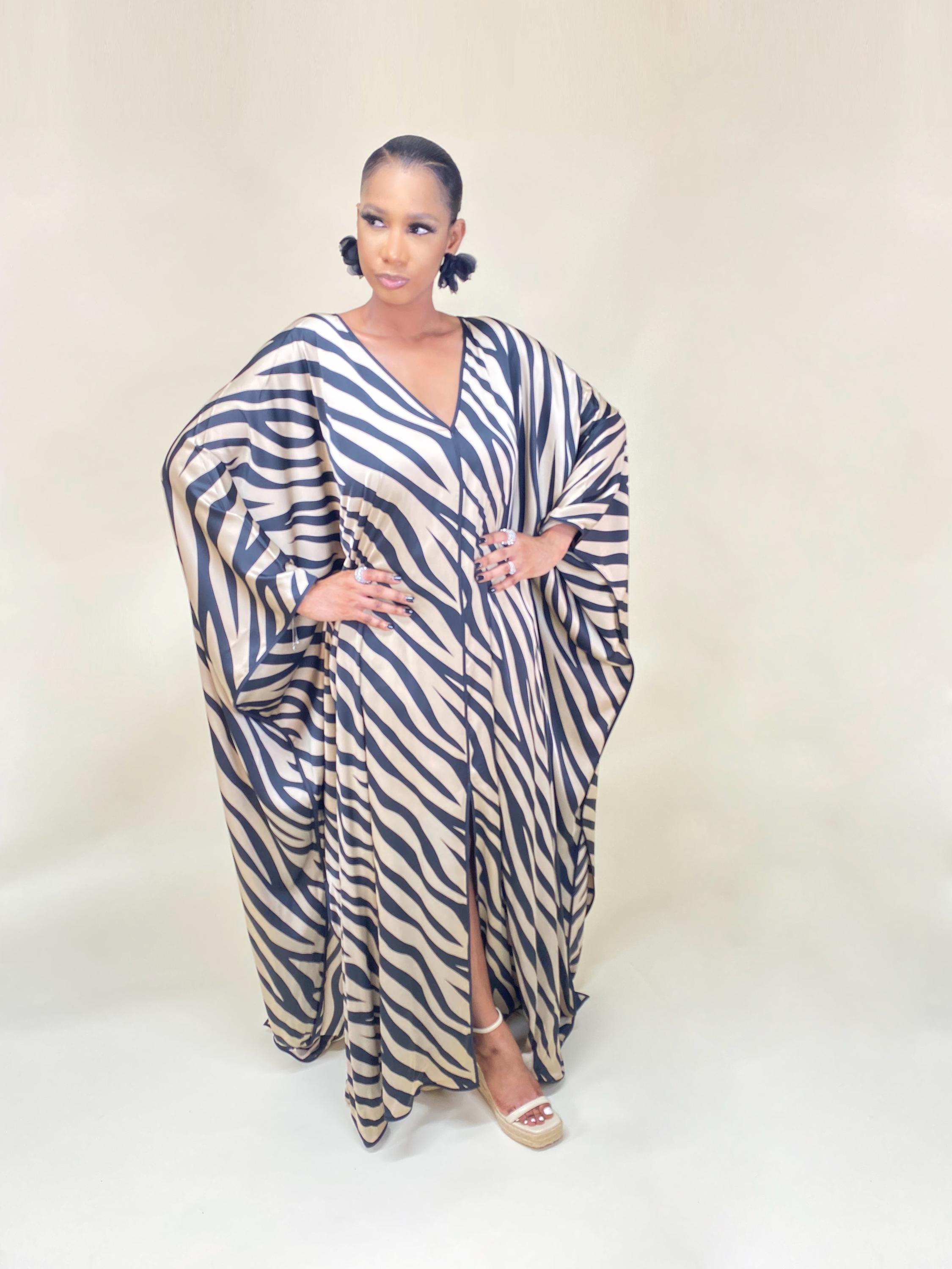 zebra print maxi dress Zahara (Brown Zebra), XL and vacation ZIMMERMANN Wanderlust Maxi Dress |