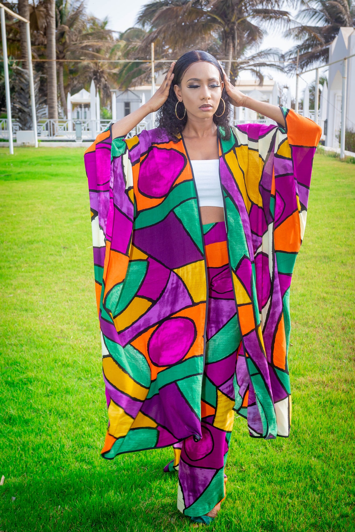 Two Piece Kaftan Set/ Kaftan Set Etsy