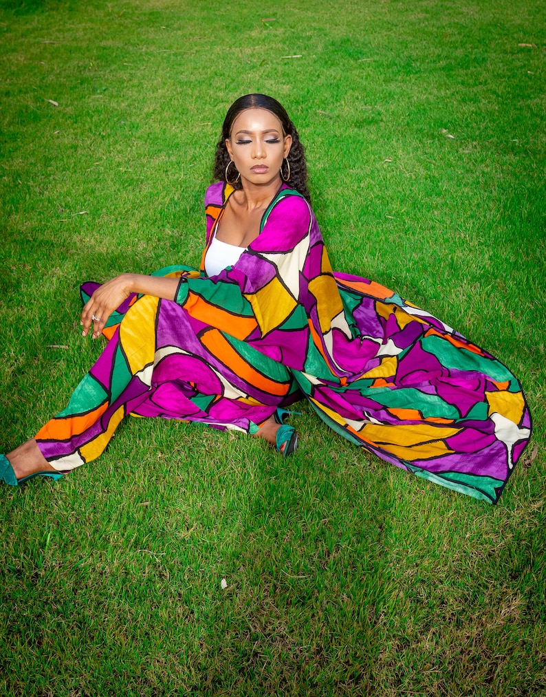 Two Piece Jacket Style Kaftan