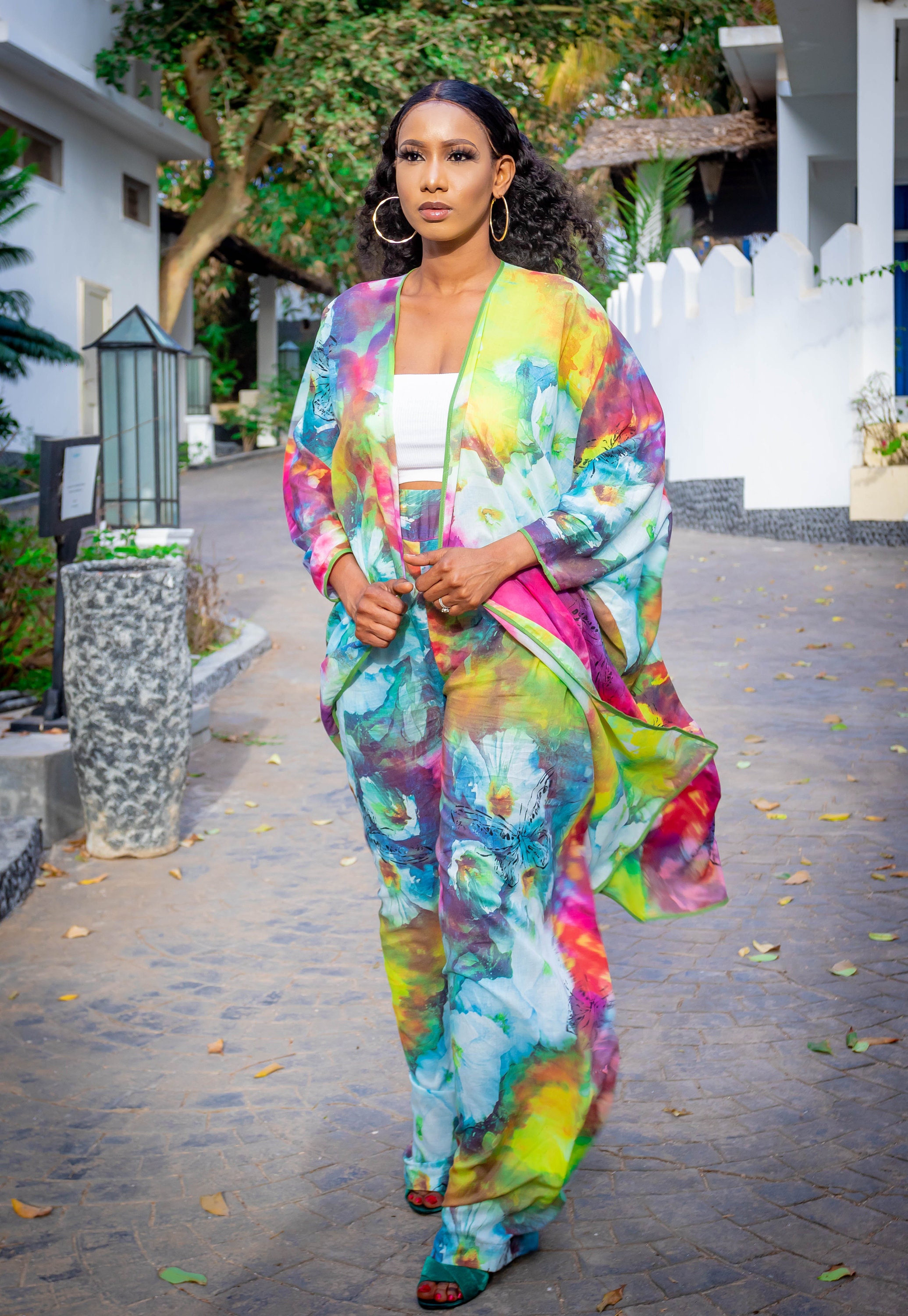 KAFTAN DRESS SET