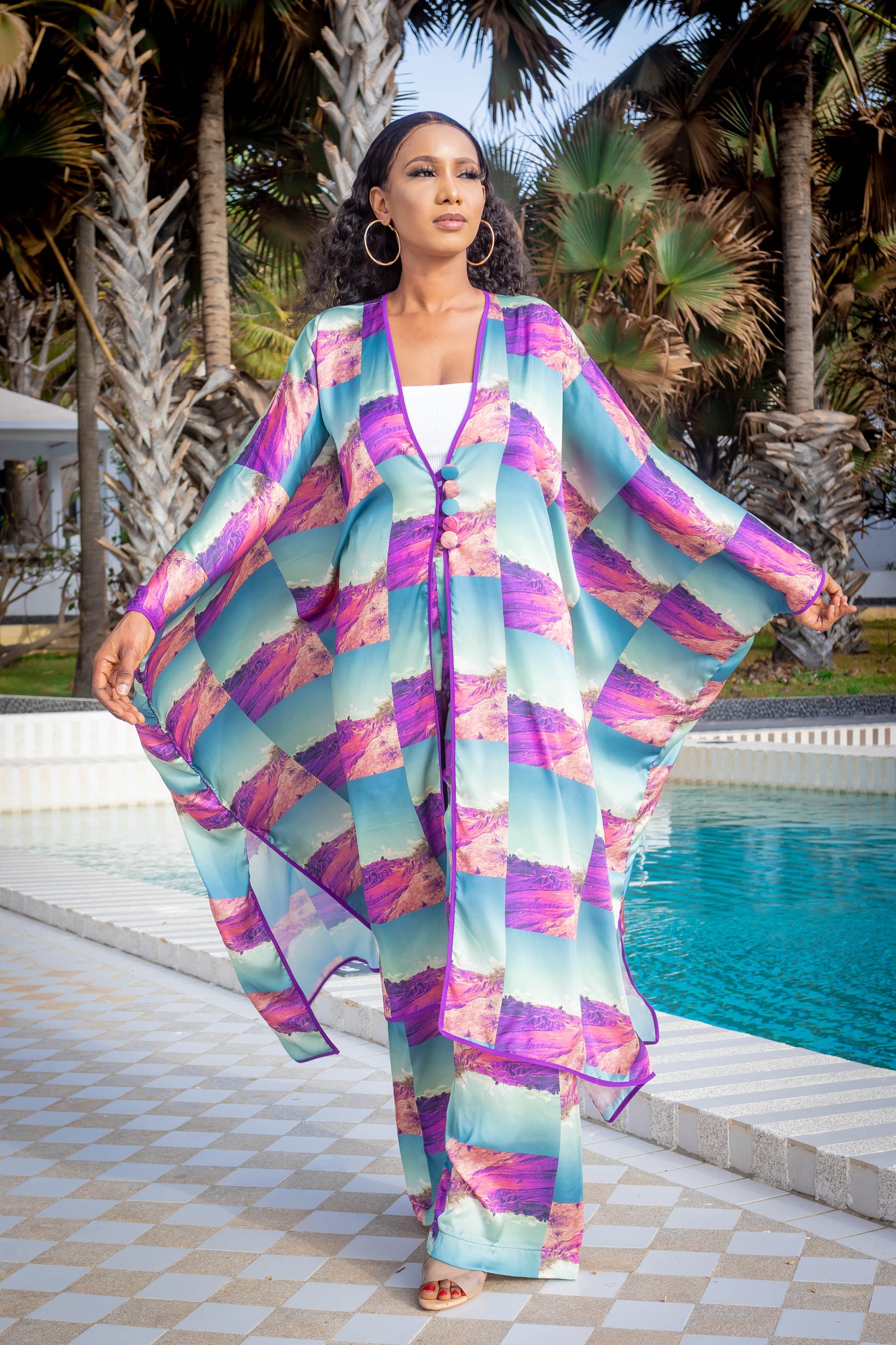 Two Piece Kaftan Set/ Kaftan Set Etsy