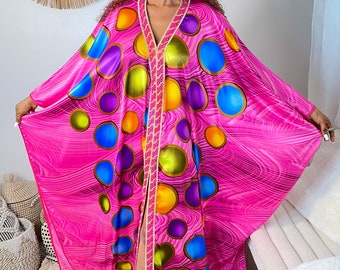 Langes Kaftan Kleid/Abaya/Kaftan für Frauen. Exotische Resort Wear.