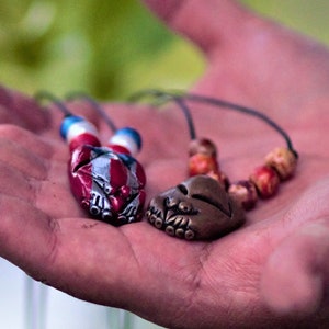 Taino Coqui Frog Pendant Amulet Necklace Rana