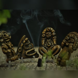 Taino Art Sculptures Cemis Set of 4 (Wave1)