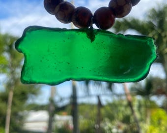 Puerto Rico Map Pendant Necklace – Handcrafted with Love