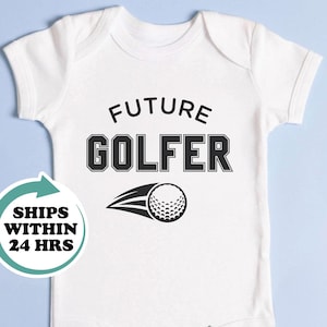 Future Golfer Baby Onesie®, Baby Announcement Bodysuit, Newborn Boy Girl Gifts, Gift For Golfer Parents, Future Golf Player, Golf Buddy