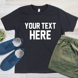 Custom Youth T-Shirt, Personalized Kids Shirt, Make Your Own Shirt, Group Birthday Shirts, Little League, Create Your Own, Birthday Gift