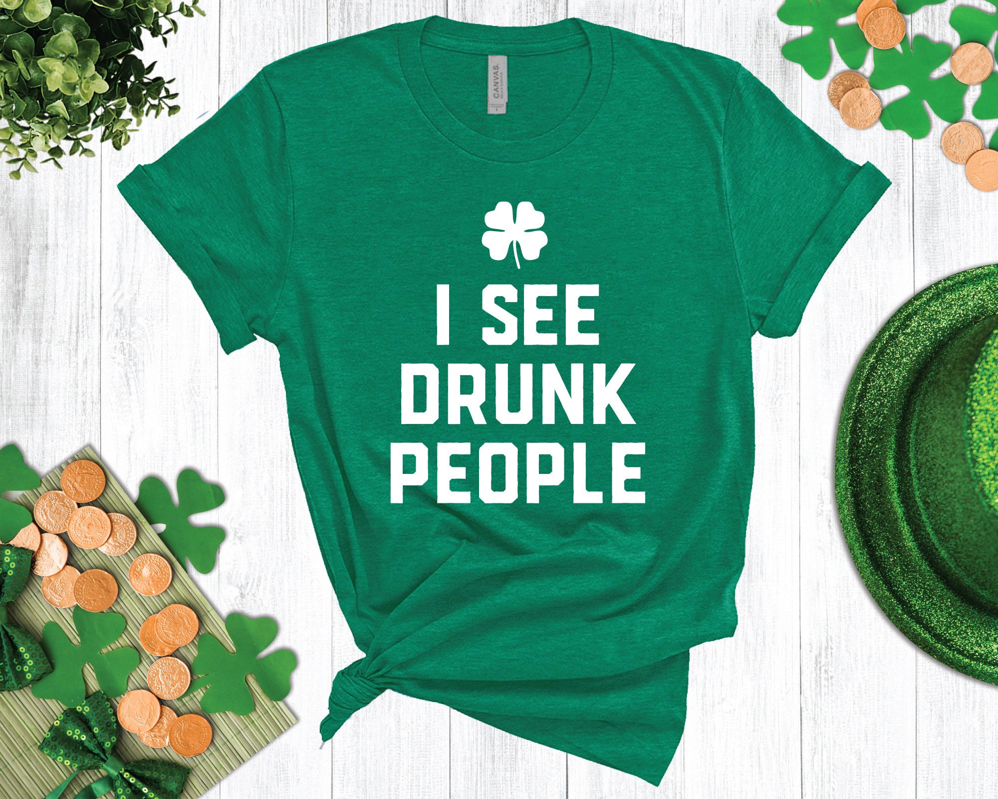 I See Drunk People T-shirt St. Patrick's Day Shirt Funny - Etsy アウトレット正本 ennoy seesee XL Grey TEE BIG SWEAT SFC Tシャツ/カットソー(半袖/袖なし)