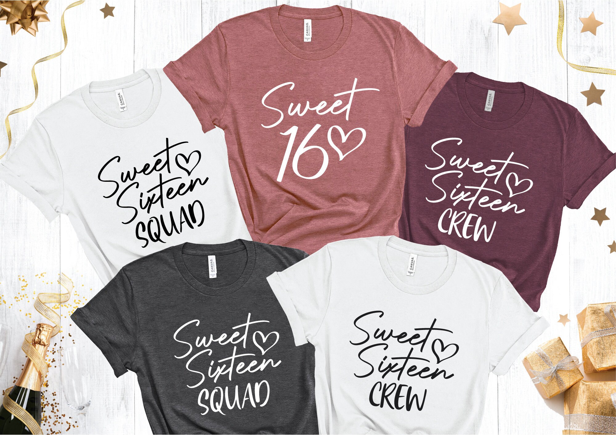 sweet-sixteen-group-t-shirts-16th-birthday-group-shirts-etsy